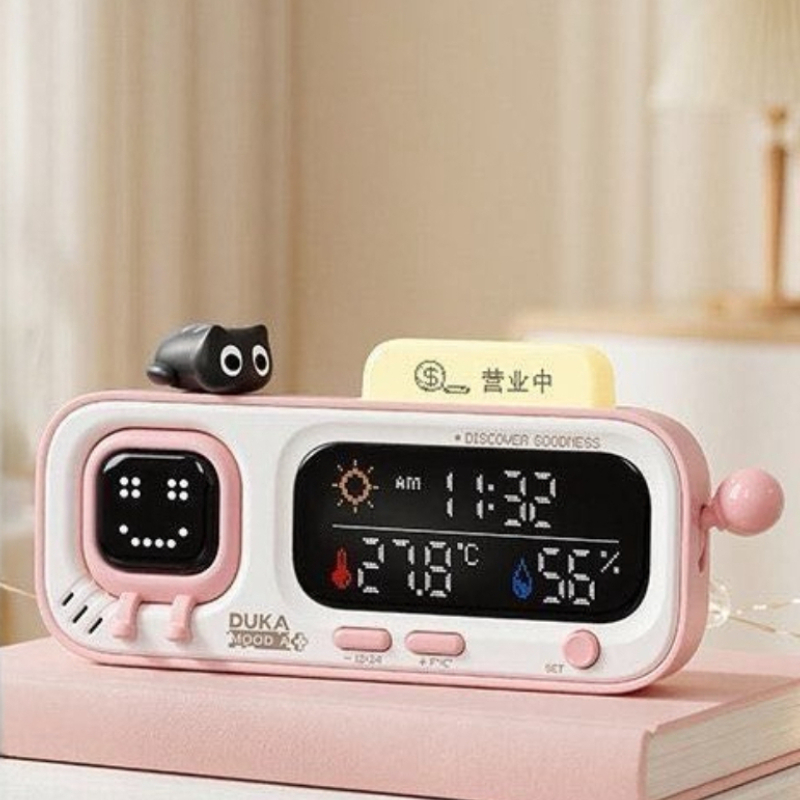Thermometer Digital - DUKA MOODA Jam Suhu dan Kelembapan