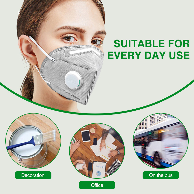 Masker POWECOM KN95 dengan Kar - Surgical Mask ulasan dan harga