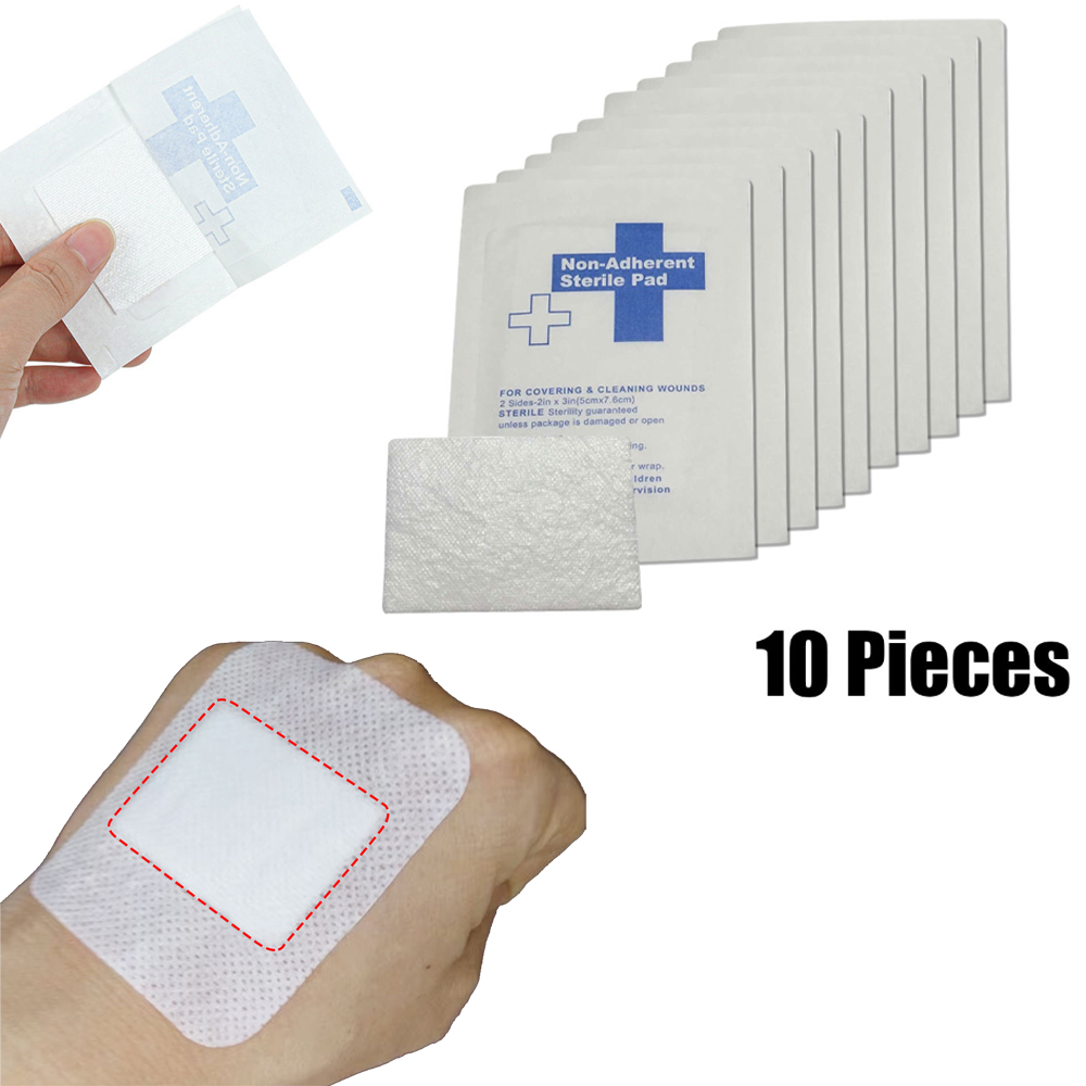 10 Buah 5*7.5Cm 100% Katun Ban - First Aid Kit ulasan dan harga